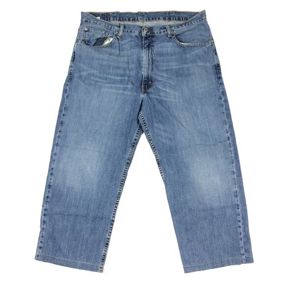 Levis 550 Light Wash Blue Denim Jeans Pants Bottoms Mens size 38x24 B33 - Picture 1 of 8